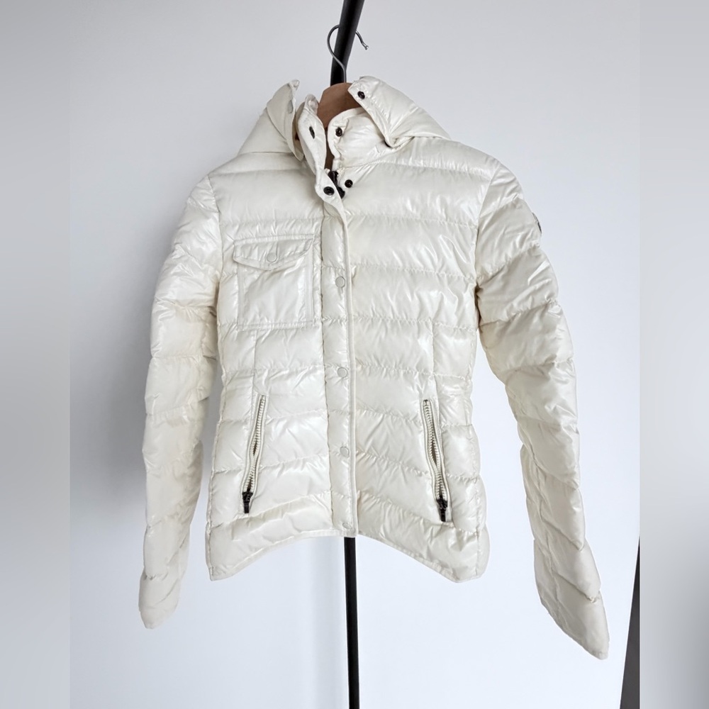 Moncler Kids White Puffer Jacket